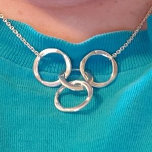 Silver Circle Necklace